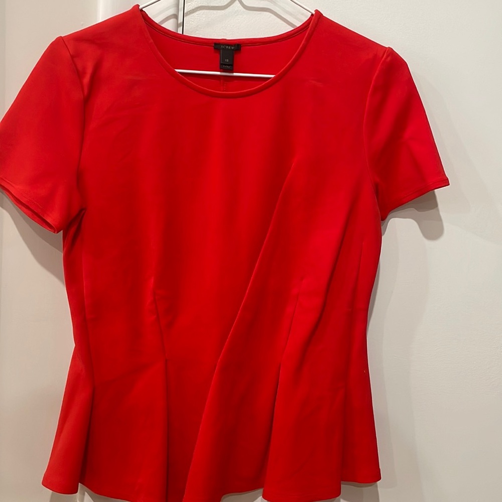 J.Crew Peplum Top!